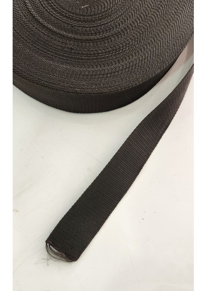 Şerit Kolon Polyester Çanta Askısı 4 cm -Siyah 2 Metre