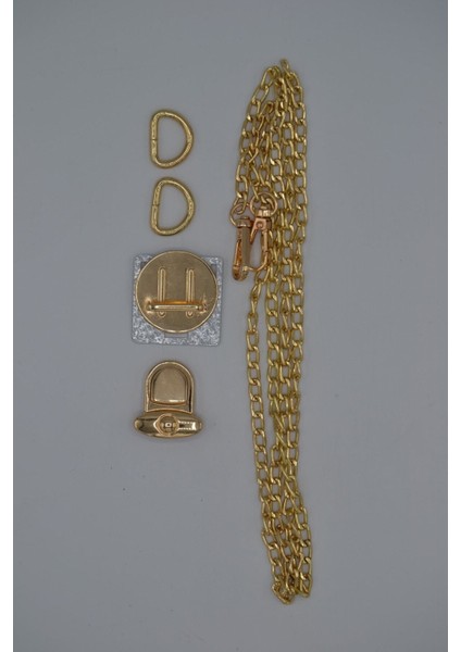 Light Gold Renk Zincir Set