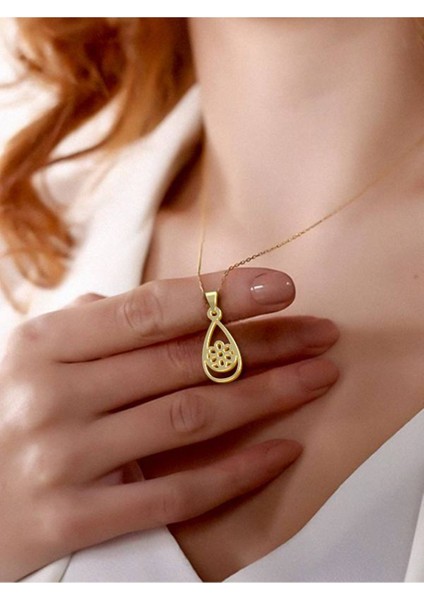 14 Ayar Altın Gözyaşı Damlası Kolye Ucu 0.5 Gr, KC11622 Kodlu modelleri