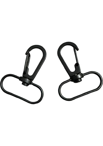 10 Adet Siyah Metal Çanta Sapı Klipsi
