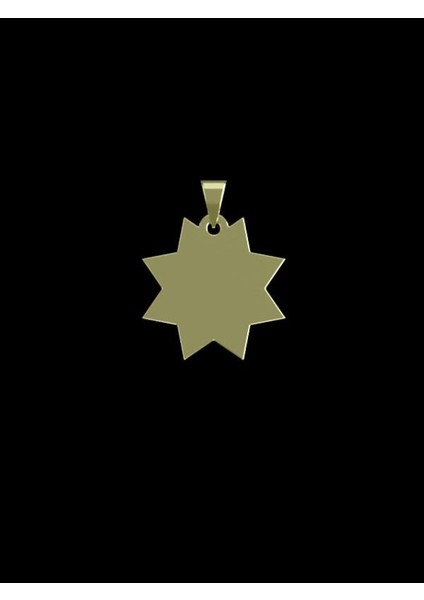 14 Ayar Altın Yıldız Kolye Ucu 0.5 Gr, KC15521 Kodlu