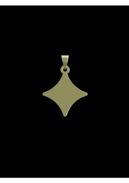 14 Ayar Altın Yıldız Kolye Ucu 0.5 Gr, KC15533 Kodlu