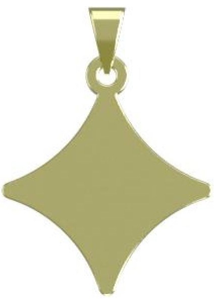 14 Ayar Altın Yıldız Kolye Ucu 0.5 Gr, KC15533 Kodlu