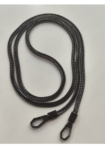Solmaz Yassı Çanta Zinciri 120 cm Kancalı