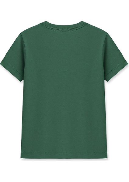 Hilal Üzerinde Uyuyan Astronot Yeşil Basic Tişört fiyatları