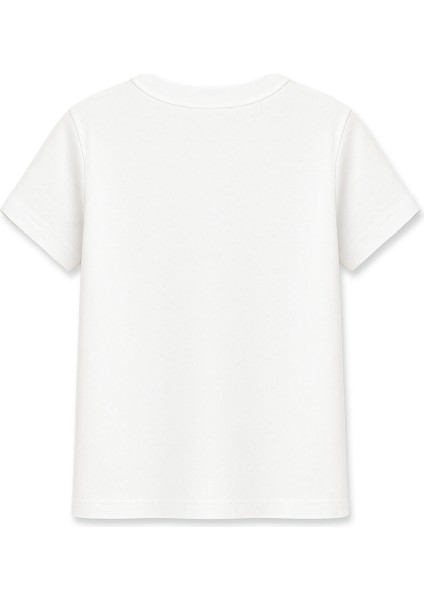 Koala Figürlü Beyaz Basic Tişört fiyatları