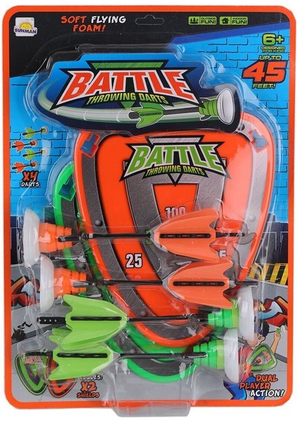 4305 Sun-Yfn-Dart-Battle Throwing 2 Hedefli 4 Oklu Dart