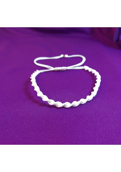Beyaz Spiral Makrome Örgü İp Bileklik, Suya Dayanıklı Makrome Bileklik, Asansörlü Ayarlanabilir El Yapımı Unisex Bileklik, Makrome Bileklik, Örgü Bileklik, İp Bileklik, Hediye Takı modelleri