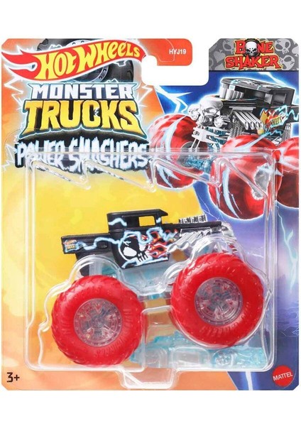 HYJ19 Hot Wheels Monster Trucks Power Smashers 1:64 Arabalar