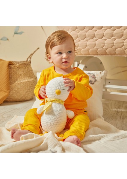 Sevimli El Yapımı Örgü Oyun ve Uyku Arkadaşı Civciv Theo