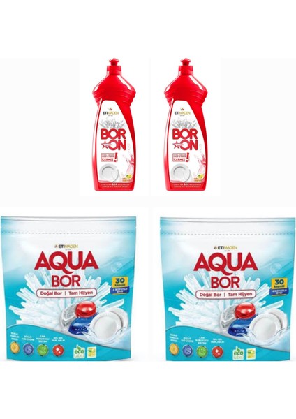 Doğal Mineralli Bulaşık Makinesi 30x2 Kapsül + 2 Adet Elde Yıkama