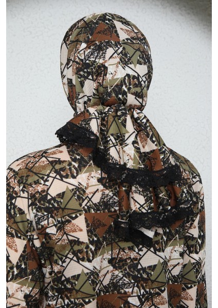 Tam Boy Fermualı Başörtülü Kadın Şık Namaz Elbisesi fiyatları