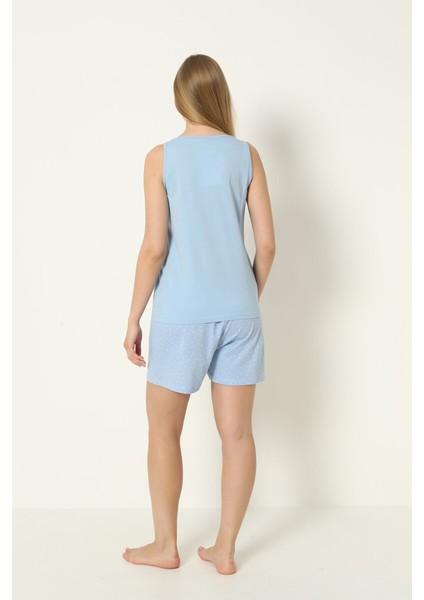 Mavi Care Way Şortlu Askılı Pijama Takım fiyatları