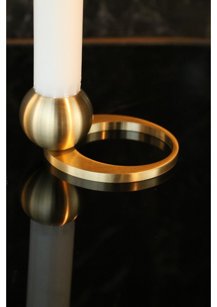 Yuvarlak Tekli Şamdan