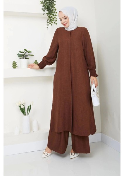Kadın Uzun Ikili Tesettür Tunik Takım fırsatları