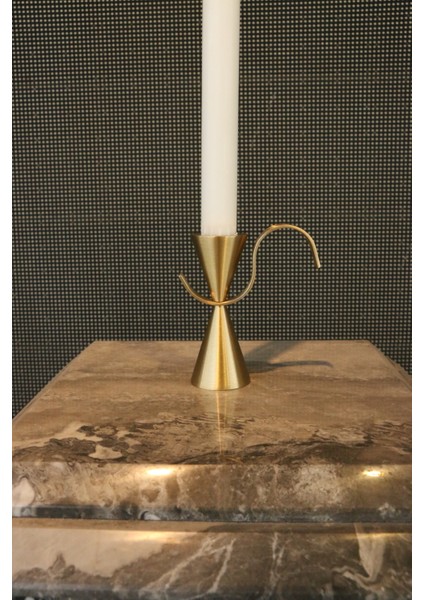 Konik Tekli Pirinç Şamdan modelleri