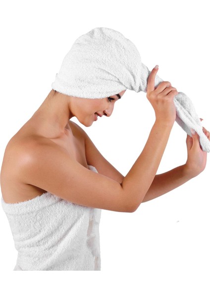 %100 Pamuk Düz Eponj Düğmeli Havlu Saç Kurulama Bonesi, Yumuşak ve Hafif Kullanım Sağlar modelleri