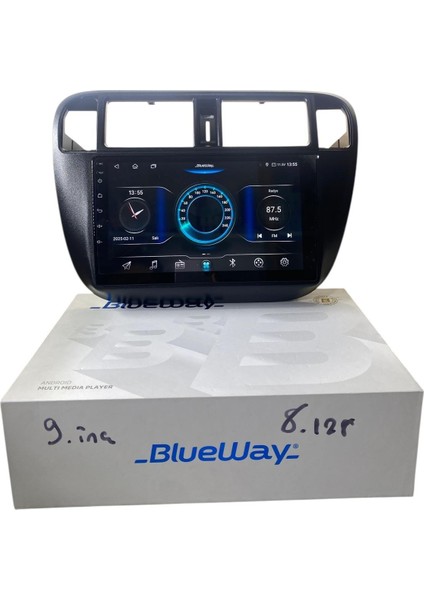 Honda Civic Ies Blueway 8-128 Tam Profesyonel Oem Multimedia