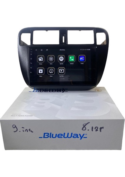 Honda Civic Ies Blueway 8-128 Tam Profesyonel Oem Multimedia modelleri