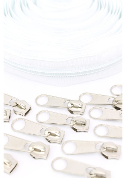 Tip 10 Fermuar Tepe 20 Adet ve Tip 10 Fermuar 10 mt