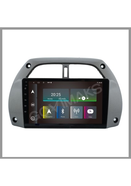 GOVİMAKS TOYOTA RAV 4 2001-2004 UYUMLU 4 GB RAM 64 GB HAFIZA ANDROID MULTIMEDIA TEYP