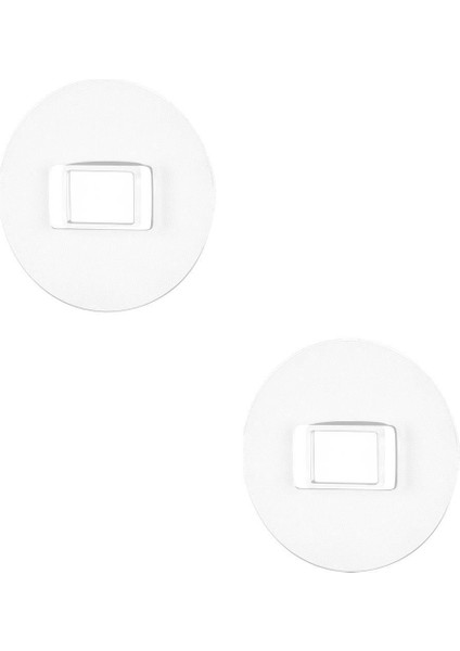 Turuncu Oval Sihirli Yapışkan Seti - 2 Adet, Güçlü ve Pratik Tutucu