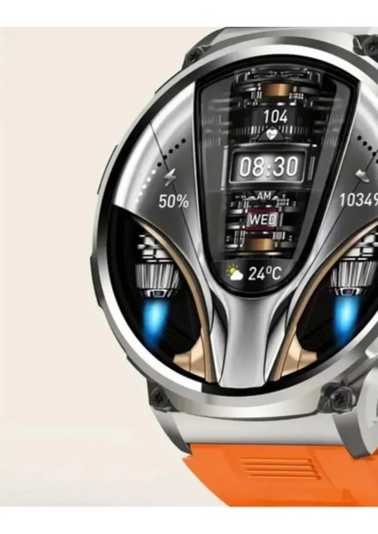 Süper Amoled S Mart Watch Akıllı Saat Ultra Lüx Çok Uzun Pil Ömrü Ekstra Metal Kordonlu modelleri