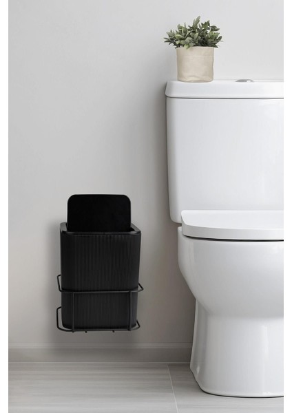 Şık Siyah Kare Mini Çöp Kovası, Pratik ve Kullanışlı Tasarım fiyatları