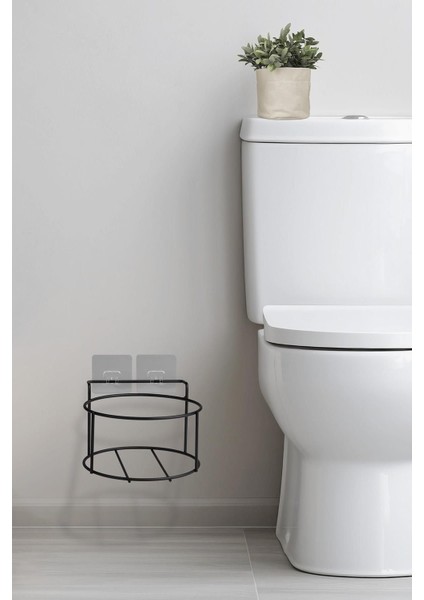 Şık Siyah Yuvarlak Çöp Kovası, Kolay Kullanım ve Temizlik Için Ideal fırsatları