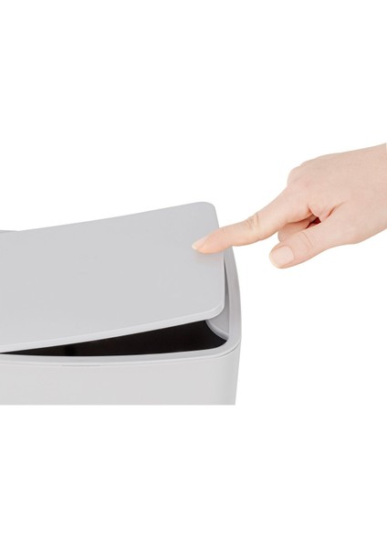 Gri 20L Switch Çöp Kovası, Şık ve Kullanışlı Ev ve Ofis Çözümü