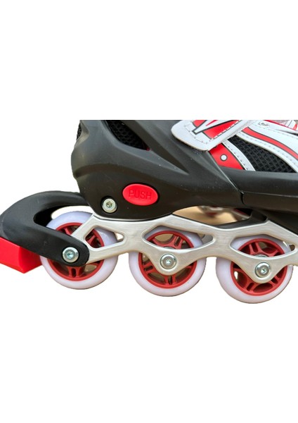 Silikon Teker Ayarlanabilir Taşıma Çantalı Çocuk Pateni 34-37 Numara fırsatları