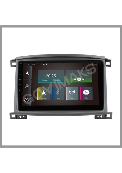 GOVİMAKS TOYOTA LAND CRUISER 2003-2006 UYUMLU 2 GB RAM 32 GB HAFIZA ANDROID MULTIMEDIA TEYP
