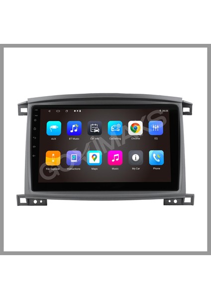 GOVİMAKS TOYOTA LAND CRUISER 2003-2006 UYUMLU 2 GB RAM 32 GB HAFIZA ANDROID MULTIMEDIA TEYP