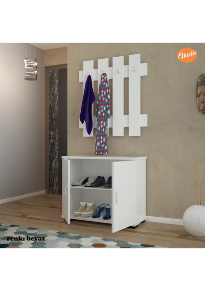 Portmanto Ayakkabılık Vestiyer Askılıklı Ayakkabılık Dolabı ARD-116 modelleri