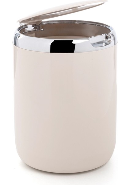 Bej Renkli 3 Lt Plastik Kapaklı Tezgah Üstü Mutfak Çöp Kovası fiyatları