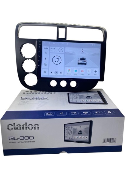 Honda Civic Vtech 2 Clarion 4-64 Tam Profesyonel Oem Multimedia