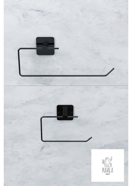 Yapışkanlı Siyah Rulo Kağıt Havluluk ve Peçetelik Seti, 2'li fırsatları