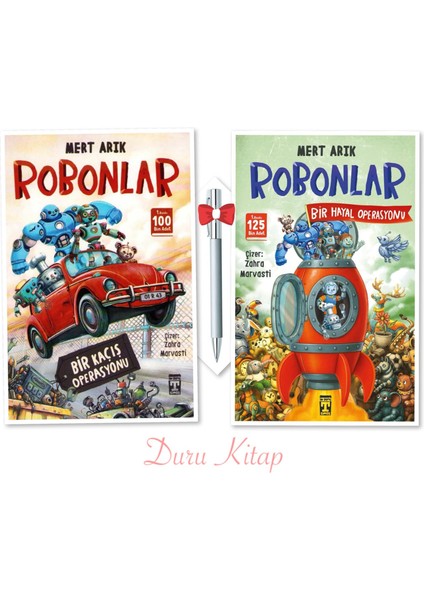 Robonlar - 1 Bir Kaçış Operasyonu & Robonlar - 2 Bir Hayal Operasyonu, Caprice Tükenmez Kalem Hediye