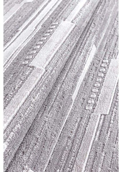 Dalida 3211A Yumuşak Dokulu Modern Desenli Gri Krem Salon, Mutfak, Oturma, Çocuk Oda Halısı fiyatları