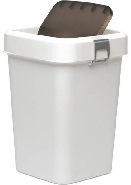 8 Lt Beyaz Çöp Kovası, Şık ve Hafif, Dayanıklı ve Pratik Kullanım fiyatları
