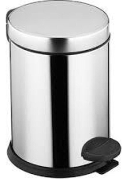 Beyaz Pedallı 3 Lt Çöp Kovası, Pratik ve Şık Tasarım