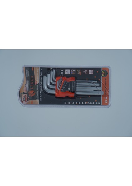 Alyan Anahtar Takımı 180MM 9 Parça Düz Uç - Allen Lenox Tools modelleri