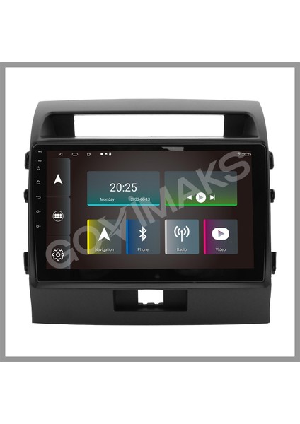 GOVİMAKS TOYOTA LAND CRUISER 2007-2015 UYUMLU 2 GB RAM 32 GB HAFIZA ANDROID MULTIMEDIA TEYP