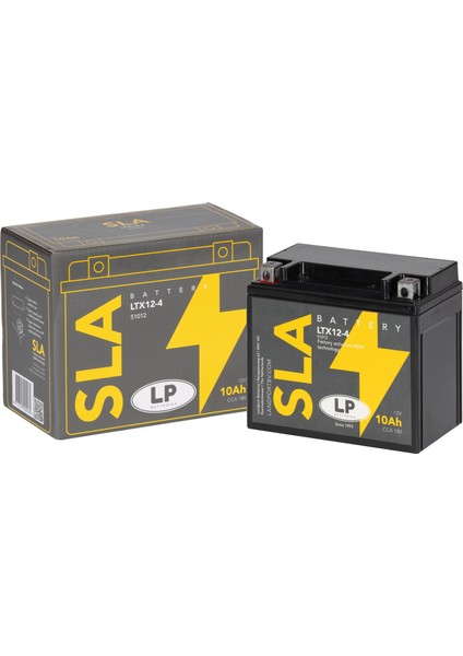 Sla Akü MB LTX12-4 10 A Kg: 3,5 L:150 W:87 H:130 Cca: 180 Zontes 350 350CC 2023-2024