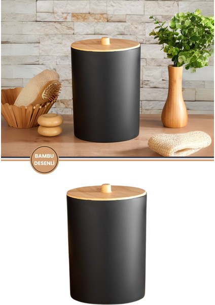 Bambu Desenli Mutfak ve Banyo Çöp Kovası, Şık ve Kullanışlı Tasarım modelleri