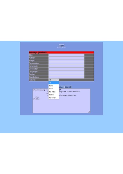 Metatag Builder Yazılım fiyatları