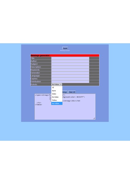 Metatag Builder Yazılım indirimleri