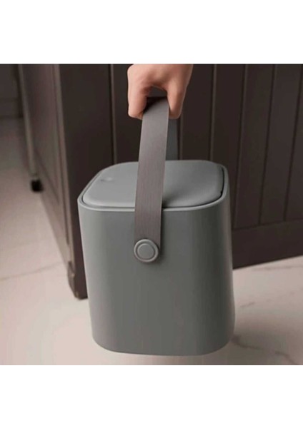 4 Lt Antrasit Renkli Sihirli Çöp Kovası, Şık ve Kullanışlı Tasarım modelleri