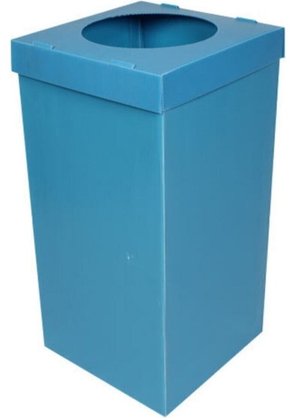 Mavi Renkli Sıfır Atık ve Geri Dönüşüm Kutusu, Çevre Dostu 100 Karakterli Başlık