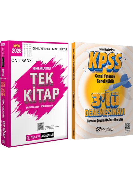 2026 Kpss Gygk Ön Lisans Konu Anlatımlı Tek KITAP(688 Sayfa)